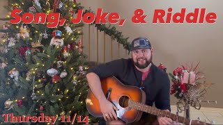 A Song Joke amp Riddle song jokes riddles holidayseason sanangelo foryourentertainment [upl. by Pump]