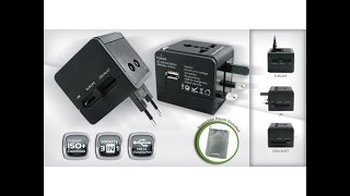 Adaptateur secteur universel 150 Pays test video par le JT geekcom [upl. by Ahseile888]