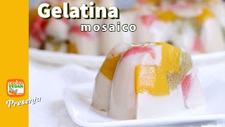 Gelatina mosaico ¡SIN GRENETINA  Cocina Vegan Fácil [upl. by Bergstrom]