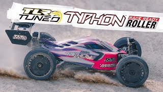 ARRMARC TLR Tuned TYPHON Race Ready Roller ARA8306 [upl. by Ydeh]