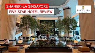 Worlds First ShangriLa Hotel ShangriLa Singapore Hotel Review [upl. by Nor]