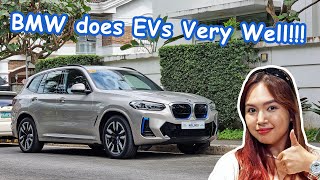 BMW EVs are Great  2024 BMW iX3 M Sport Review [upl. by Alletniuq]