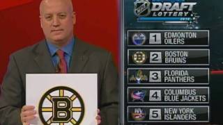 2010 NHL Draft Lottery  Edmonton Oilers Gets The First Overall Selection April 13 2010 [upl. by Nehtanoj]