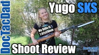 Yugo SKS M5966A1  Shoot Review  with DocTacMom [upl. by Douglass]