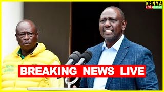 LIVE  Ruto addressing the Nation Now amid Gachagua impeachment in Nairobi County [upl. by Neersin]