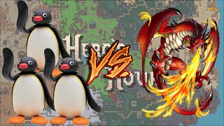 How Many Penguins Does It Take To Beat A Red Dragon  Skirmish Run  Heros Hour Lets Play 1 [upl. by Stillman]