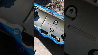 2005 Jeep Grand Cherokee 37l oil pan gasket removal1 [upl. by Nicholle]