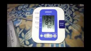 Omron HEM 7203 Upper Arm Bp Monitor Unboxing [upl. by Thedric355]