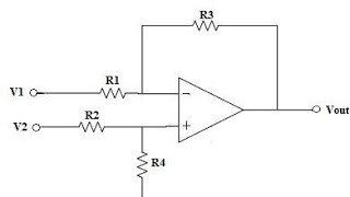 Differential amplifier using opamp [upl. by Ajiat]