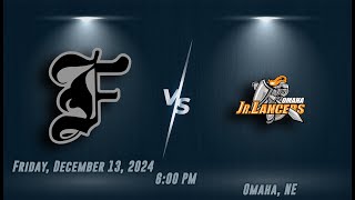 Fremont Flyers Hockey JV vs Omaha Jr Lancers Fri December 13 2024  6pm [upl. by Olimpia977]