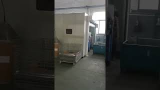 KENVO robotic welding cell rapid rolling doors for car parts factory [upl. by Lawtun]