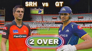 Sunrise Hyderabad vs Gujarat Titans 2 Over Match Ipl 2024 Cricket24 Gameplay On PlayStation [upl. by Gadmann157]