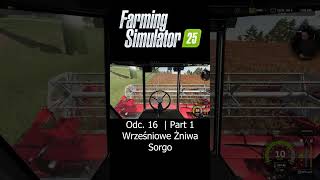 Wrześniowe Zniwa Sorgo  Farming Simulator 25  Odc 16  Part 1  Sebix shorts [upl. by Laumas614]