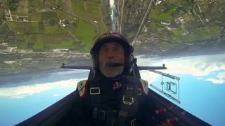 Peter Besenyei Flies Through the Corinth Canal [upl. by Fia]