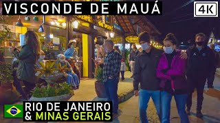 Walking in Visconde de MauÃ¡ ðŸ‡§ðŸ‡·  MaringÃ¡ Rio de Janeiro amp Minas Gerais Brazil ã€4Kã€‘2021 [upl. by Muldon221]