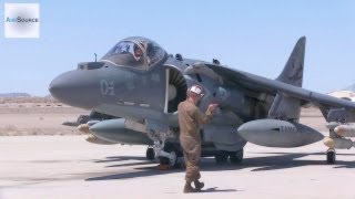 AV8B Harrier Preflight Conventional Takeoff amp Landing [upl. by Jeana]