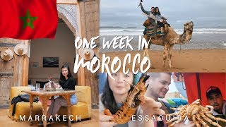 One week in Morocco  Marrakech amp Essaouira  MOROCCO FOOD amp TRAVEL VLOG [upl. by Dnaletak353]