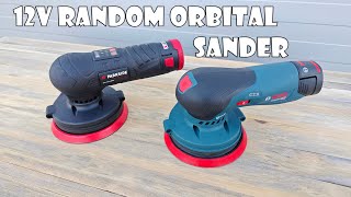 Parkside Performance 12V Random Orbital Sander vs Bosch Professional [upl. by Leggat117]