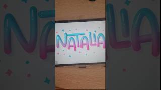 Lettering digital en procreate short procreate lettering [upl. by Esej503]