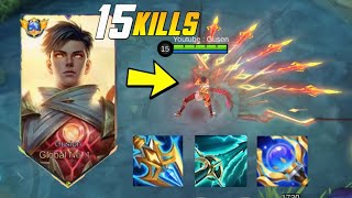 Winstreak New Perfect Build For Gusion In RankGameMust Watch😱  Gusion Best Build 2024  MLBB [upl. by Annahgiel]