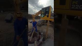 CONSTRUCTION  MANHOLE CONCRETE  shorts construction trending viral satisfying pinoyvloggers [upl. by Gnourt]