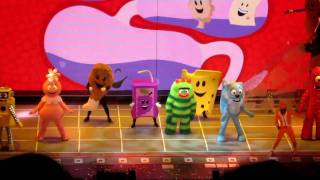 Yo Gabba Gabba Live in Wang Theater Boston Ma Theres a party in my Tummy [upl. by Nwahsyar]