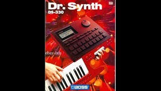 BOSS DS330 DR SYNTH Factory Demo Songs 1992 [upl. by Chandal]