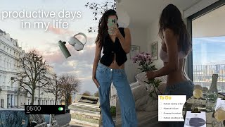 5AM PRODUCTIVE days in my life 🌷 honest chats about burnout acne update chatty vlog [upl. by Asereht]