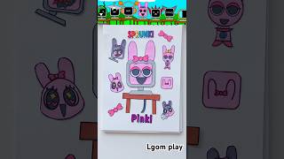 🌈diy sticker🌈 인크레디박스 스프런키 핑키 컴퓨터 스티커 Incredibox SPRUNKI Pinki Computer diy sticker sticker [upl. by Imef766]