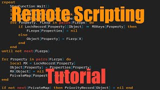 Scripting Tutorial  Remotes [upl. by Atnoved]