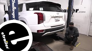 How to Install etrailer Trailer Hitch Receiver on your 2020 Hyundai Palisade [upl. by Creight453]