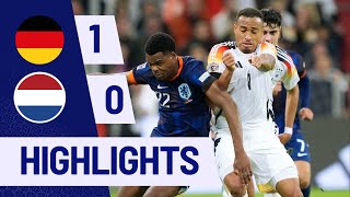 Germany wins 10 againts Netherlands Highlights Leweling  UEFA Natiions League 202425 [upl. by Ahselrac]