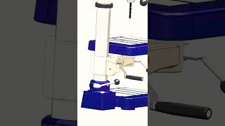 How drilling machine work  in 3D animation machine engineering [upl. by Tat]