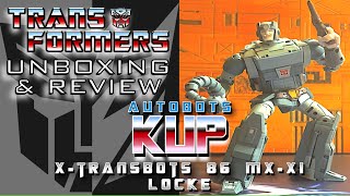 TRANSFORMERS   KUP  AUTOBOTS  XTRANSBOTS  86 MXXI  LOCKE   Unboxing amp Review [upl. by Kcirderfla803]