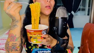 🫣🤫ASMR  ¿POR QUE ESTOY SOLT3R4  COMIENDO RAMEN🫣🤫 [upl. by Naejarual415]