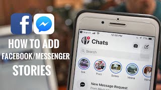 How To Add FacebookMessenger Story 2019 [upl. by Wemolohtrab289]