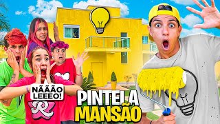 PINTEI A MANSÃO DOS ROSA DE AMARELO A mansão agora é minha [upl. by Dawes]