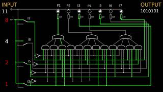 DEB converting to Hamming 74 code l NAND gates [upl. by Aisatal]