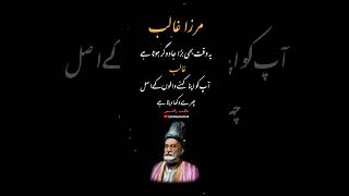 Mirza Ghalib Poetry ghalib urdupoetry watsappstatus ytshorts poetry explore 1million [upl. by Anallise]