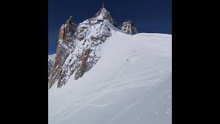 DEEP POWDER Aiguille du Midi  Chamonix [upl. by Mackoff]