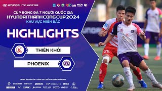 HIGHLIGHTS  THIÊN KHÔI FC  PHOENIX  THẺ ĐỎ NGHIỆT NGÃ PHOENIX CHIẾN THẮNG THUYẾT PHỤC [upl. by Adien]