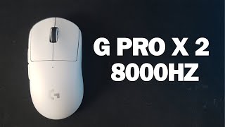 LOGITECH G PRO SUPERLIGHT 2 ARTIK 8000HZ [upl. by Mowbray]