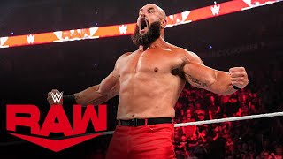 Braun Strowman makes a ferocious return Raw Sept 5 2022 [upl. by Letch]