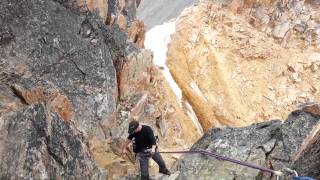 Tom rappelling from Granite Peak [upl. by Asil]