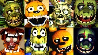 30 SPRINGTRAP JUMPSCARES  FNAF amp Fan Games [upl. by Adikram997]