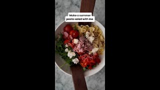 Summer Pasta Salad Recipe [upl. by Airetal]