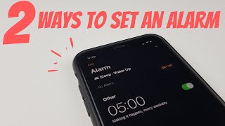 How To Set An Alarm on iPhone 2021 [upl. by Owen]