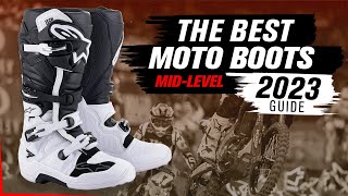 Best MidLevel Motocross Boots  2023 [upl. by Ardene]