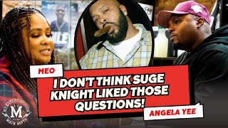 quotTHE SUGE KNIGHT INTERVIEW WAS HOSTILEquot ANGELA YEE SHARES WHY HER INTERVIEW W SUGE NEVER AIRED [upl. by Yleek]