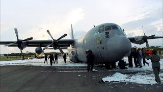 RMAF aircraft makes emergency landing at Labuan airport [upl. by Assetan607]